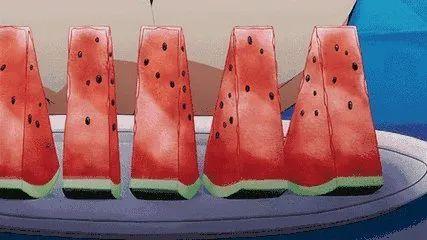 吃瓜动作怎么画,吃瓜动作的生动描绘